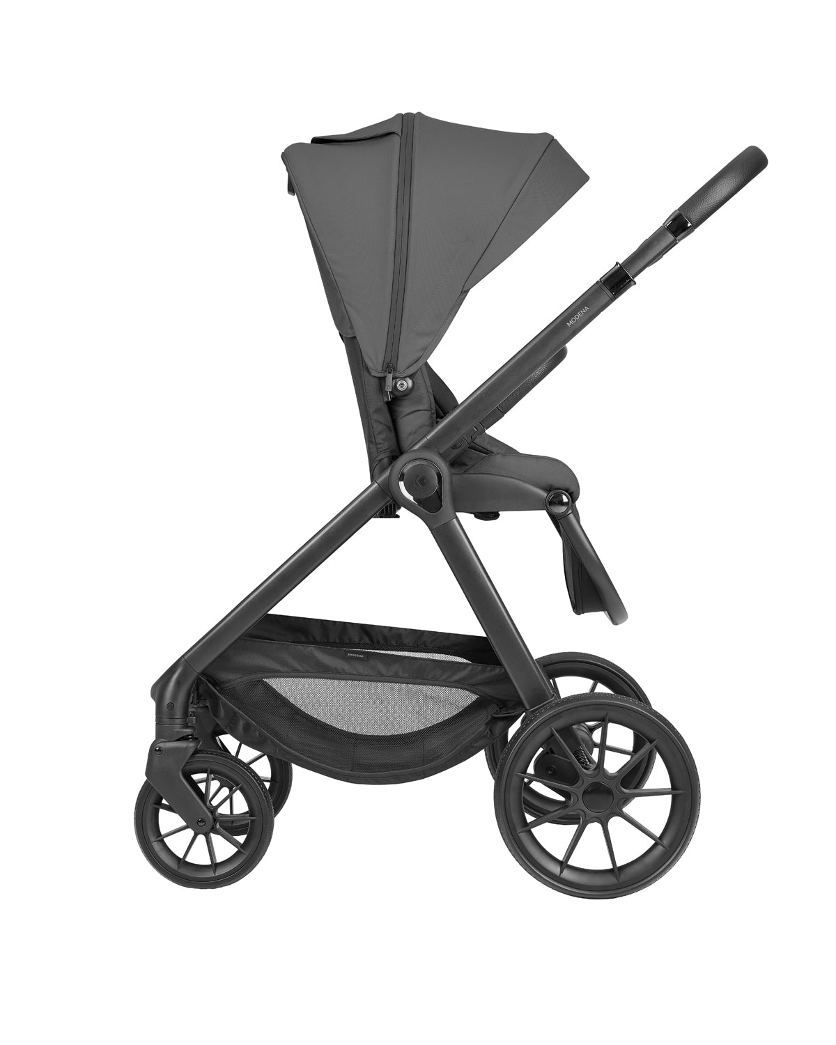 Комбинирана Количка 3в1 С Кош За Новородено Modena Dark Grey 2027 Kikkaboo