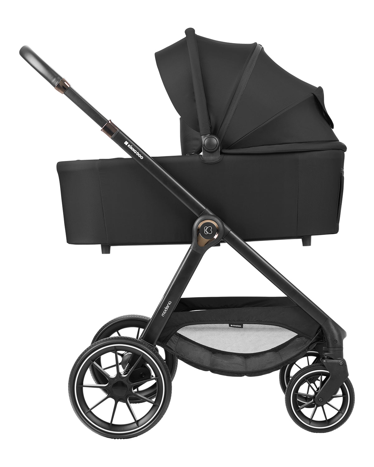 Cărucior combinat 3 în 1 cu landou Modena Negru
