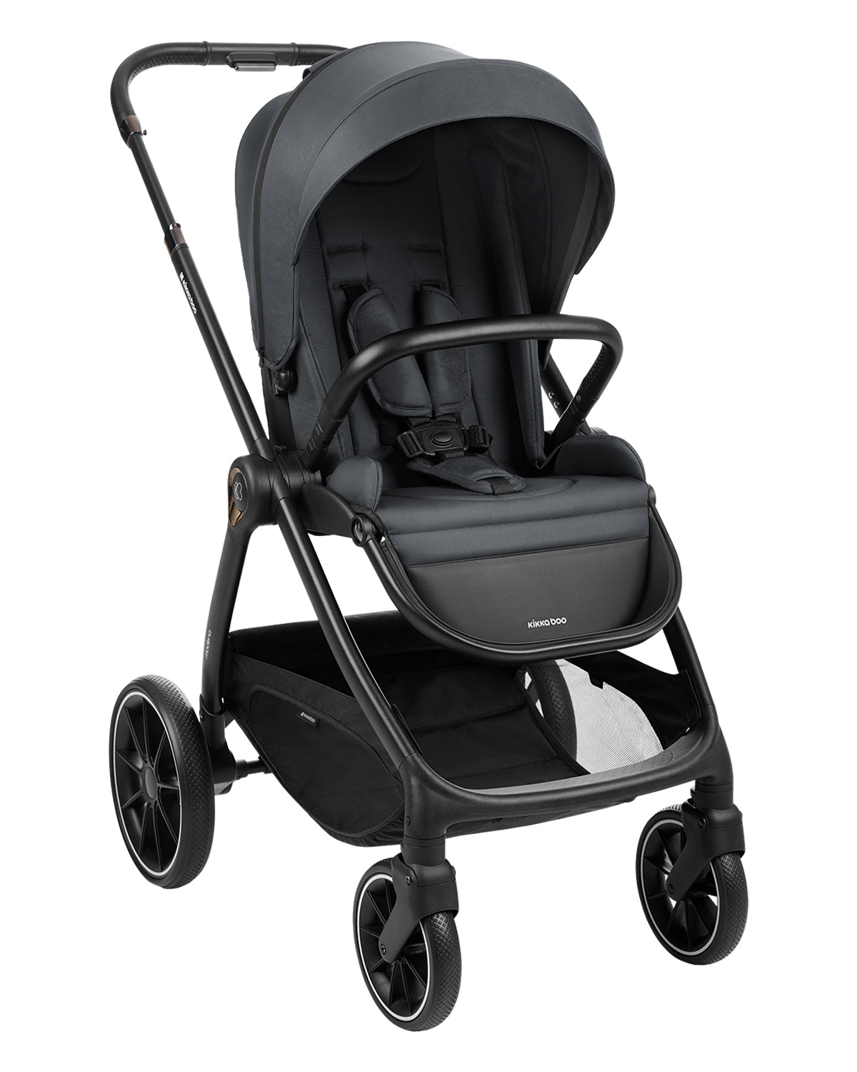 Комбинирана Количка 3В1 С Кош За Новородено Modena Dark Grey