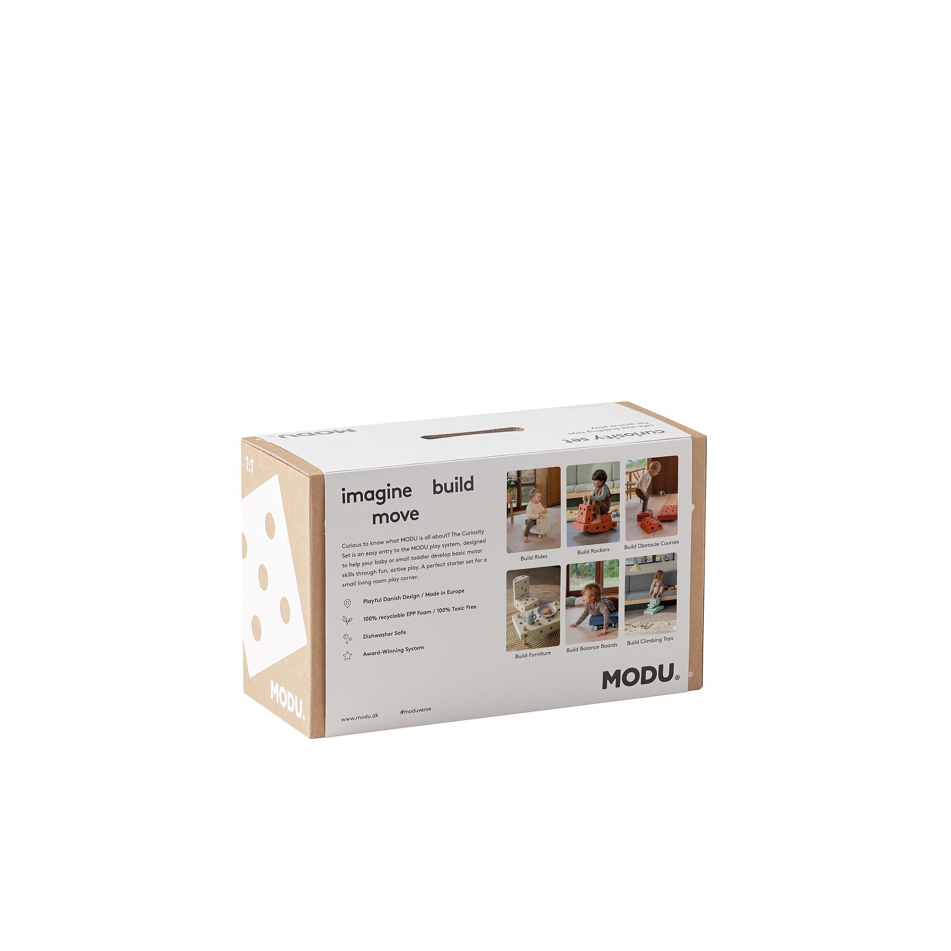 Комплект За Активна Игра С Блокчета Curiosity 14 Модула Burnt Orange Dusty Green Modu