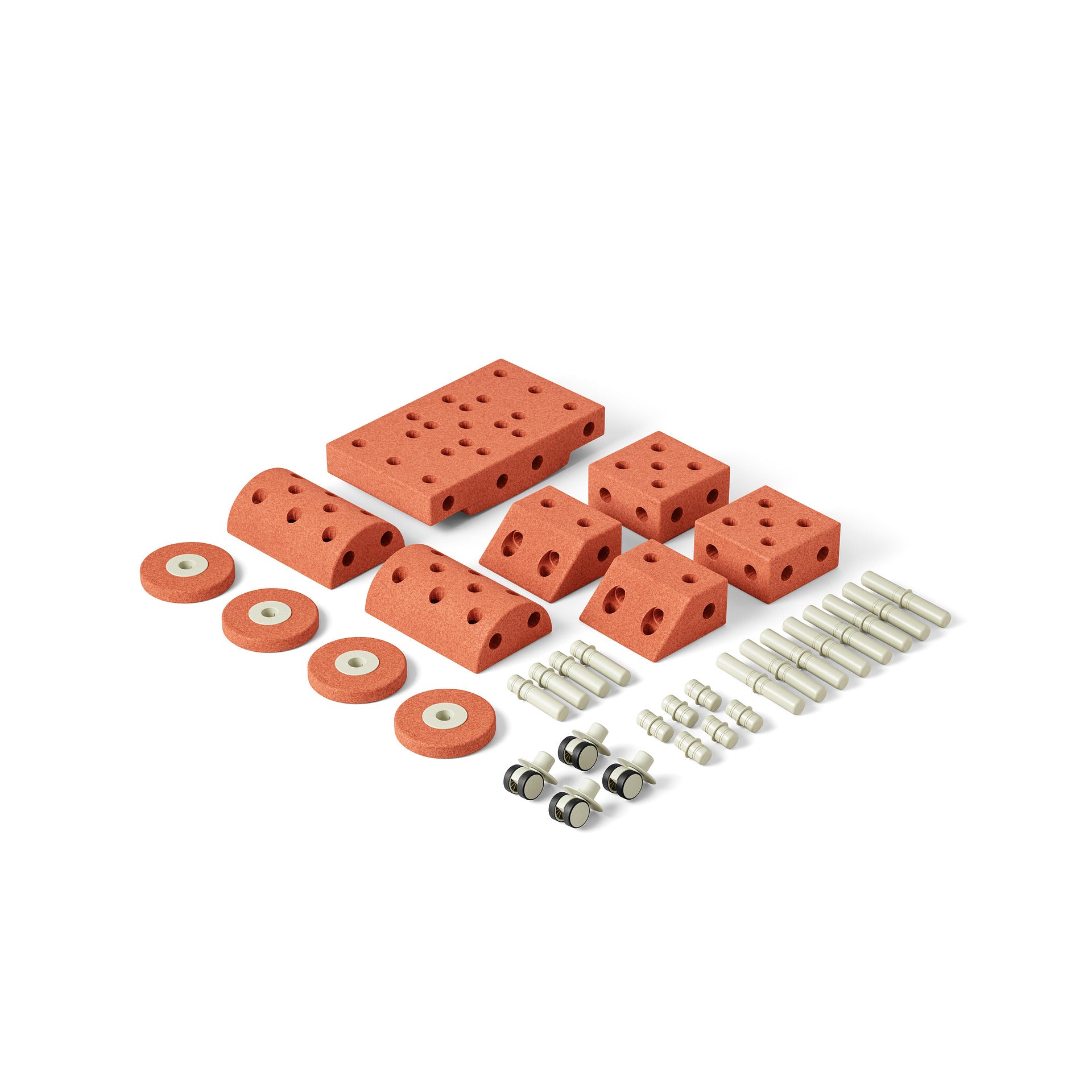 Комплект За Активна Игра С Блокчета Dreamer 34 Модула Burnt Orange Dusty Green Modu