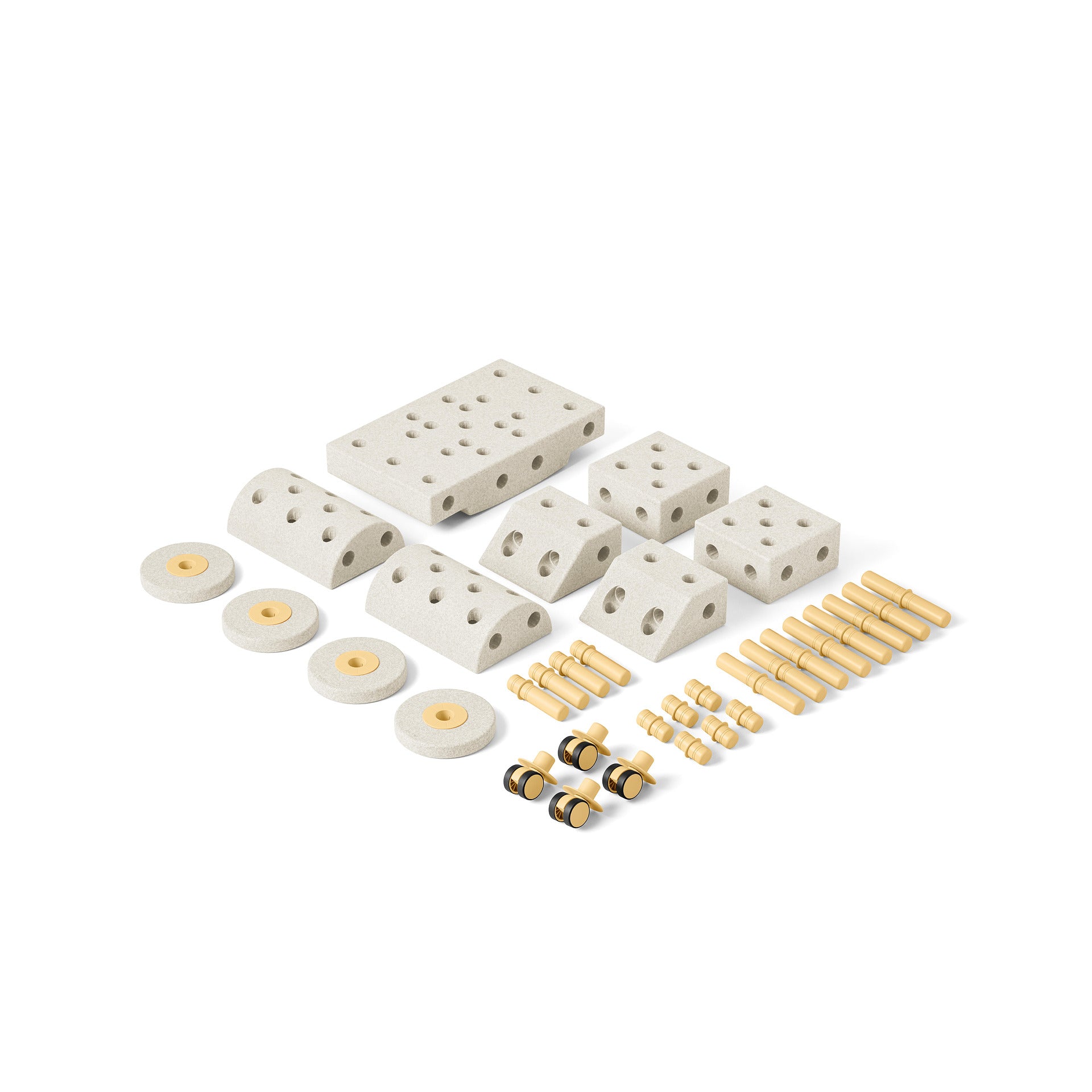 Комплект За Активна Игра С Блокчета Dreamer 34 Модула Sand Grey Honey Yellow Modu