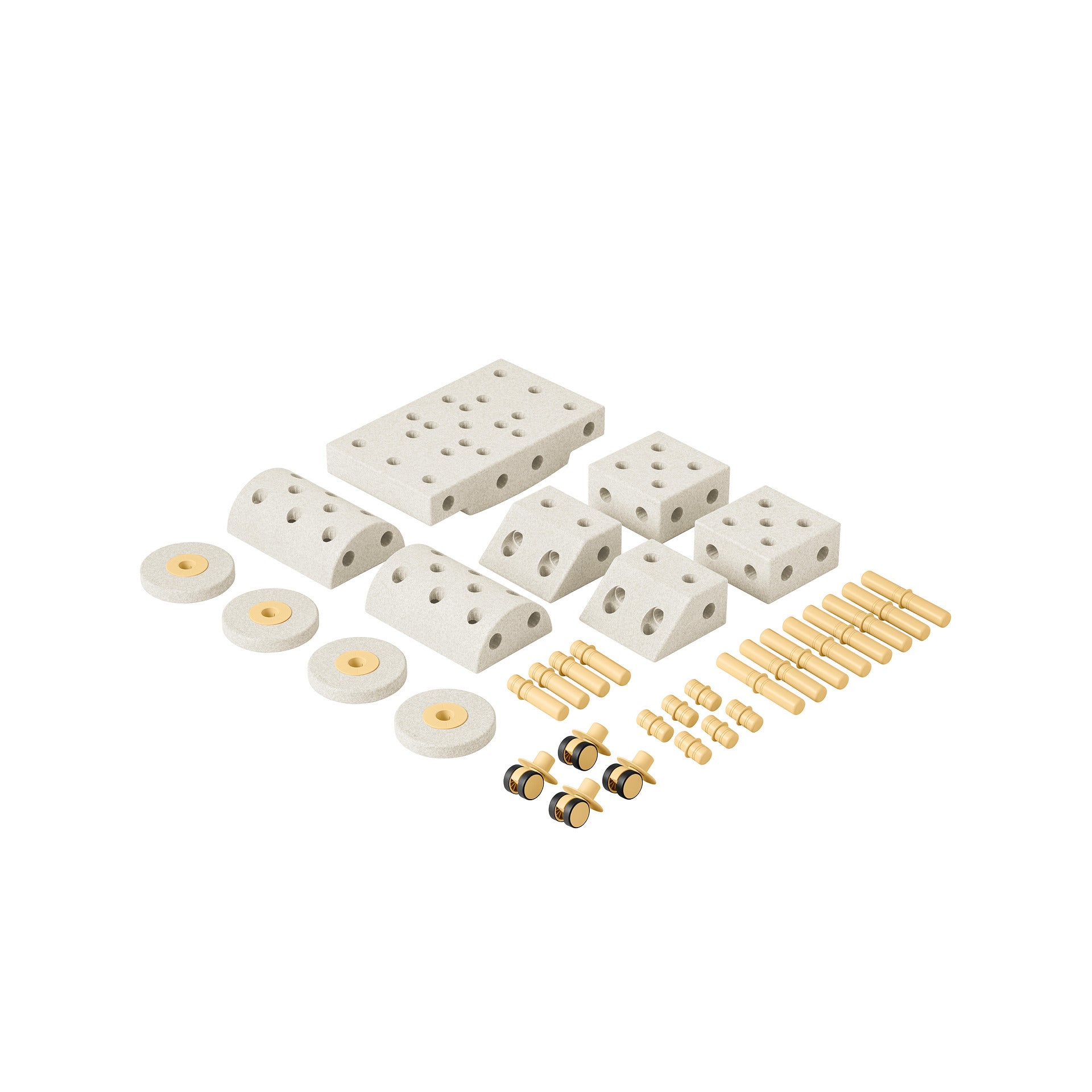Комплект За Активна Игра С Блокчета Dreamer 34 Модула Sand Grey Honey Yellow Modu