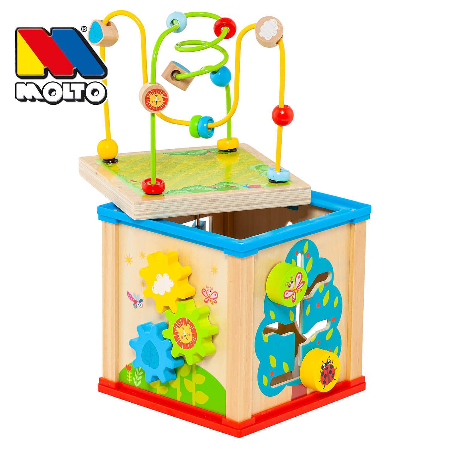 Дървен Сортер Wooden Activity 5в1 23279 Molto