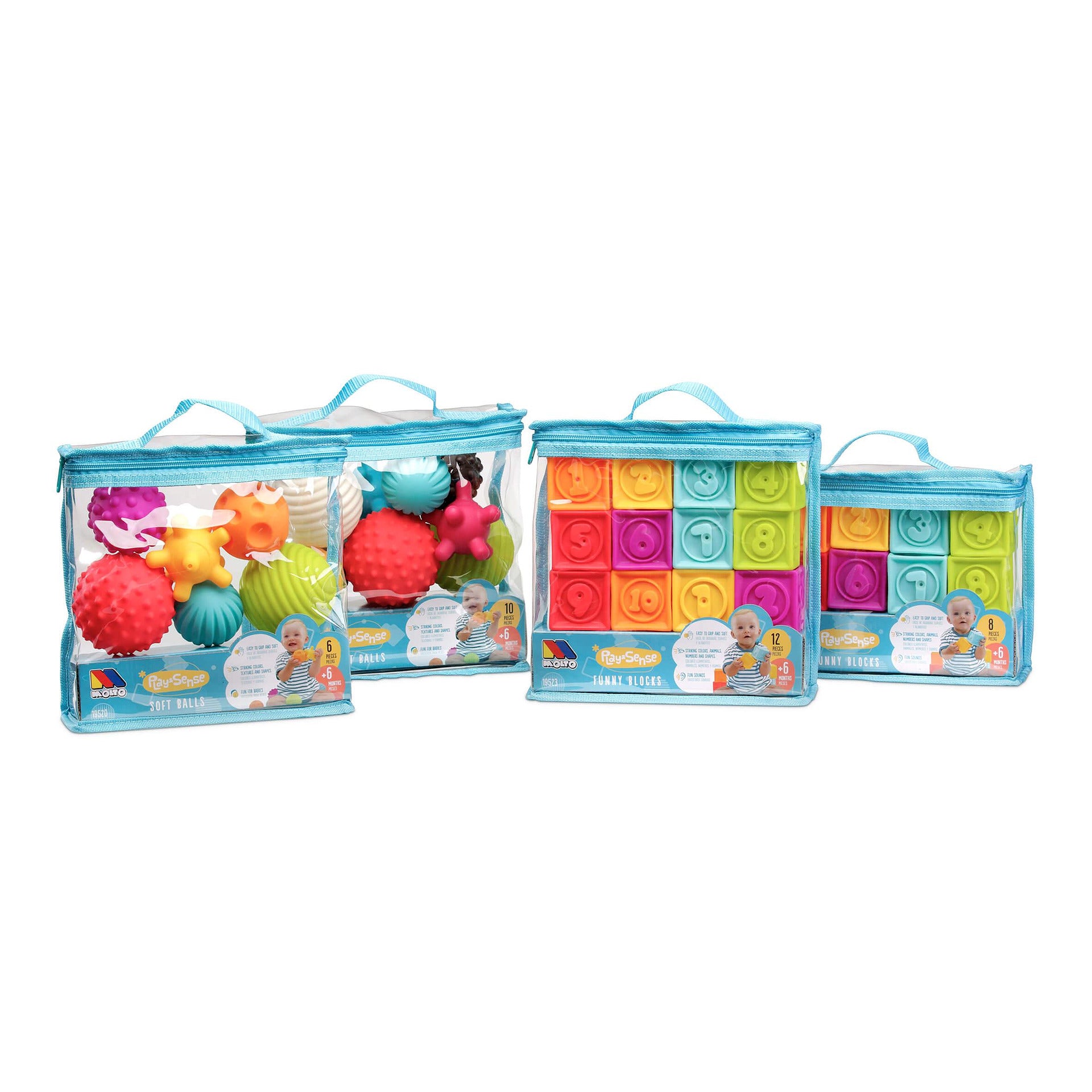 Меки Сензитивни Топки Sensorial Balls 6 Части Molto