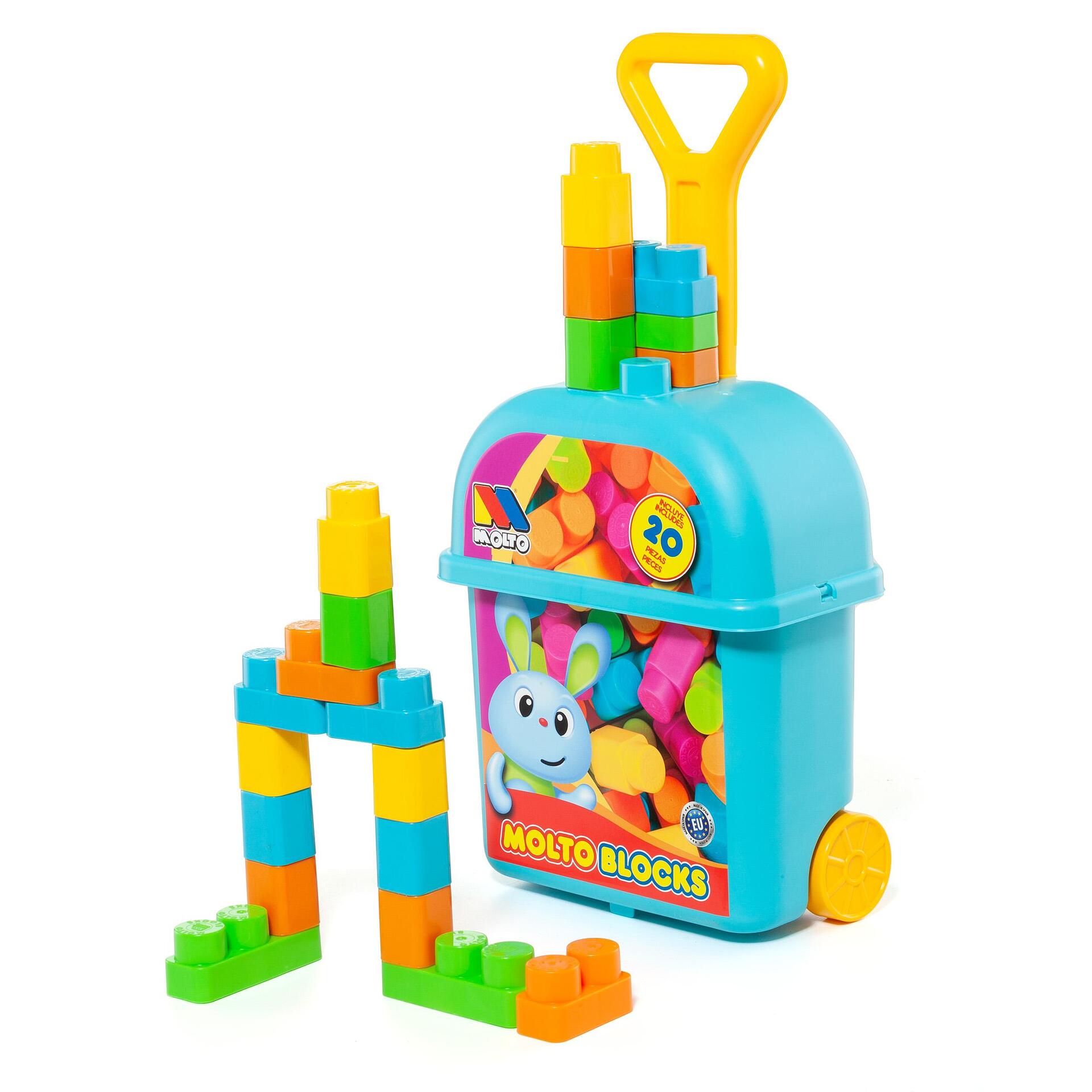 Molto Trolley építőjáték 20 darabos, 24462