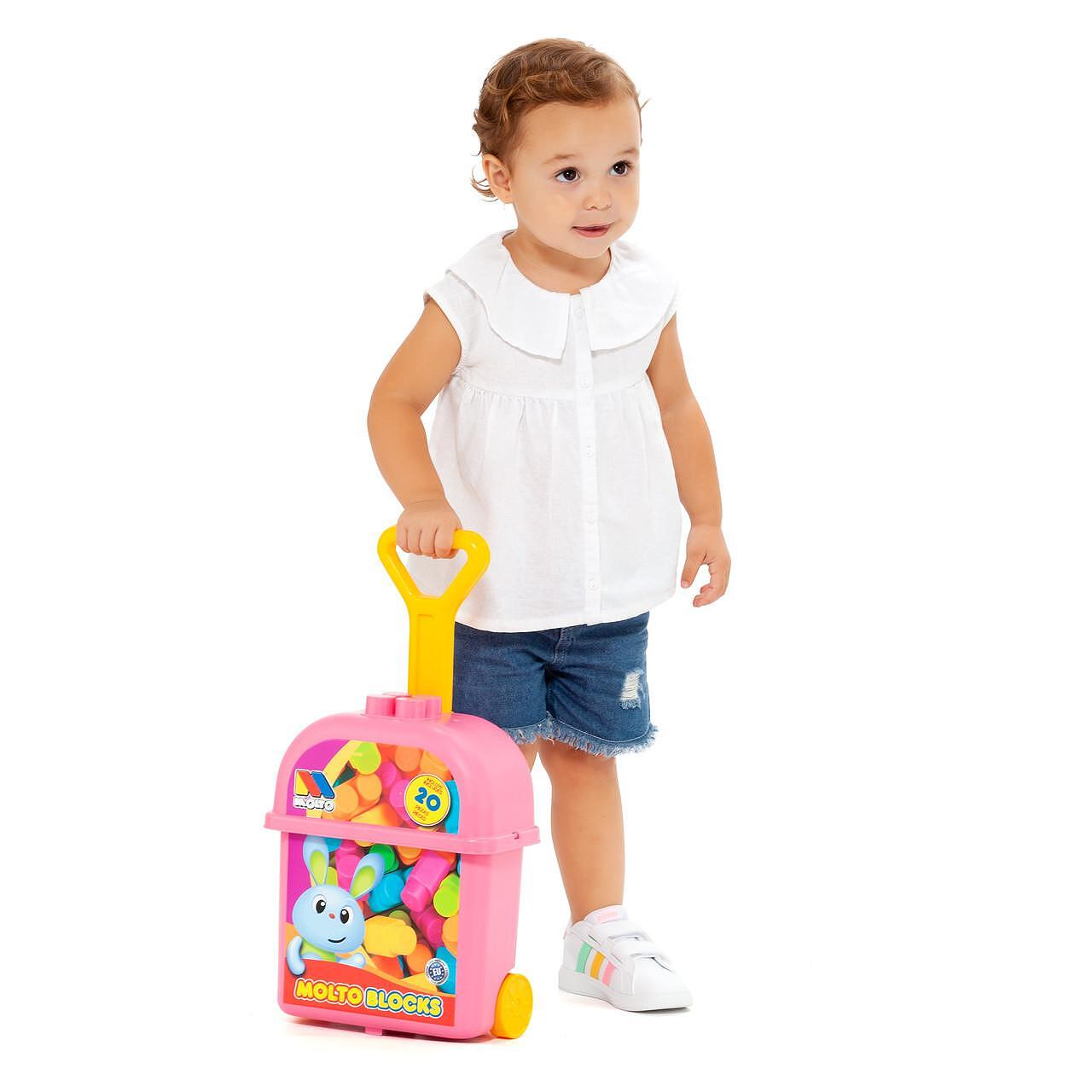 Конструктор Trolley Pink 20части 24463 Molto