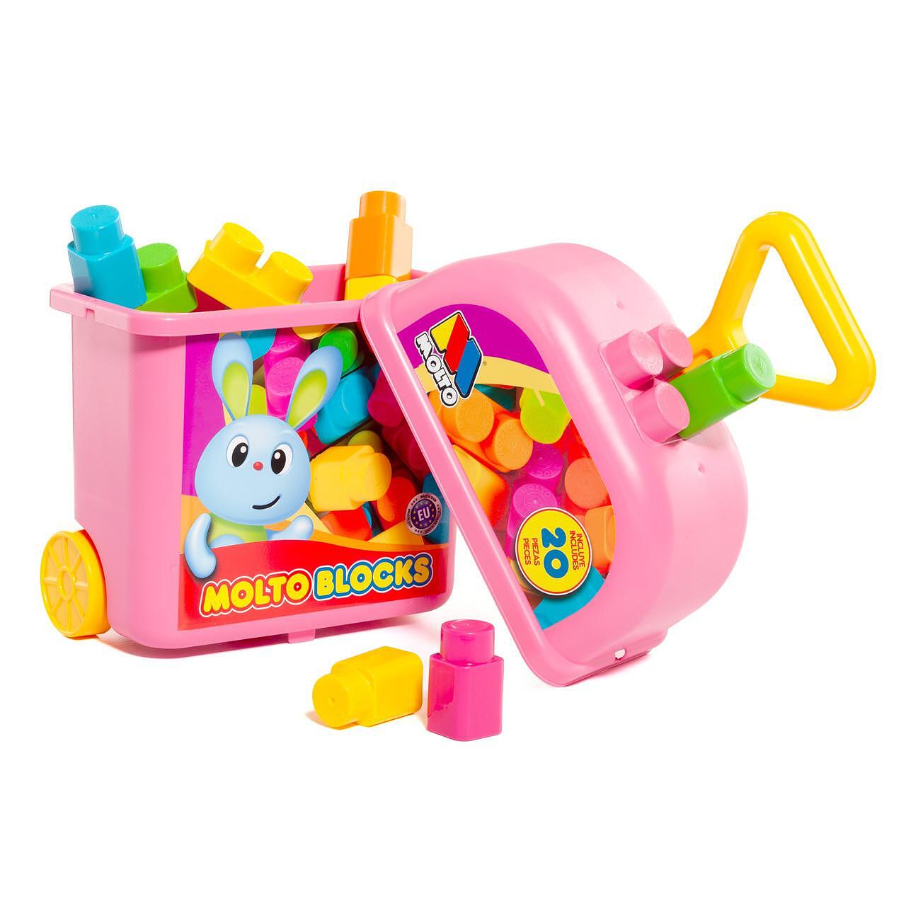 Конструктор Trolley Pink 20части 24463 Molto