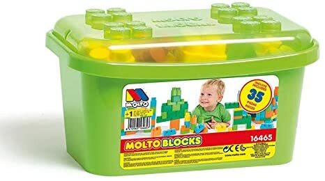 Конструктор В Кутия 35 Части Зелен 16465 Molto