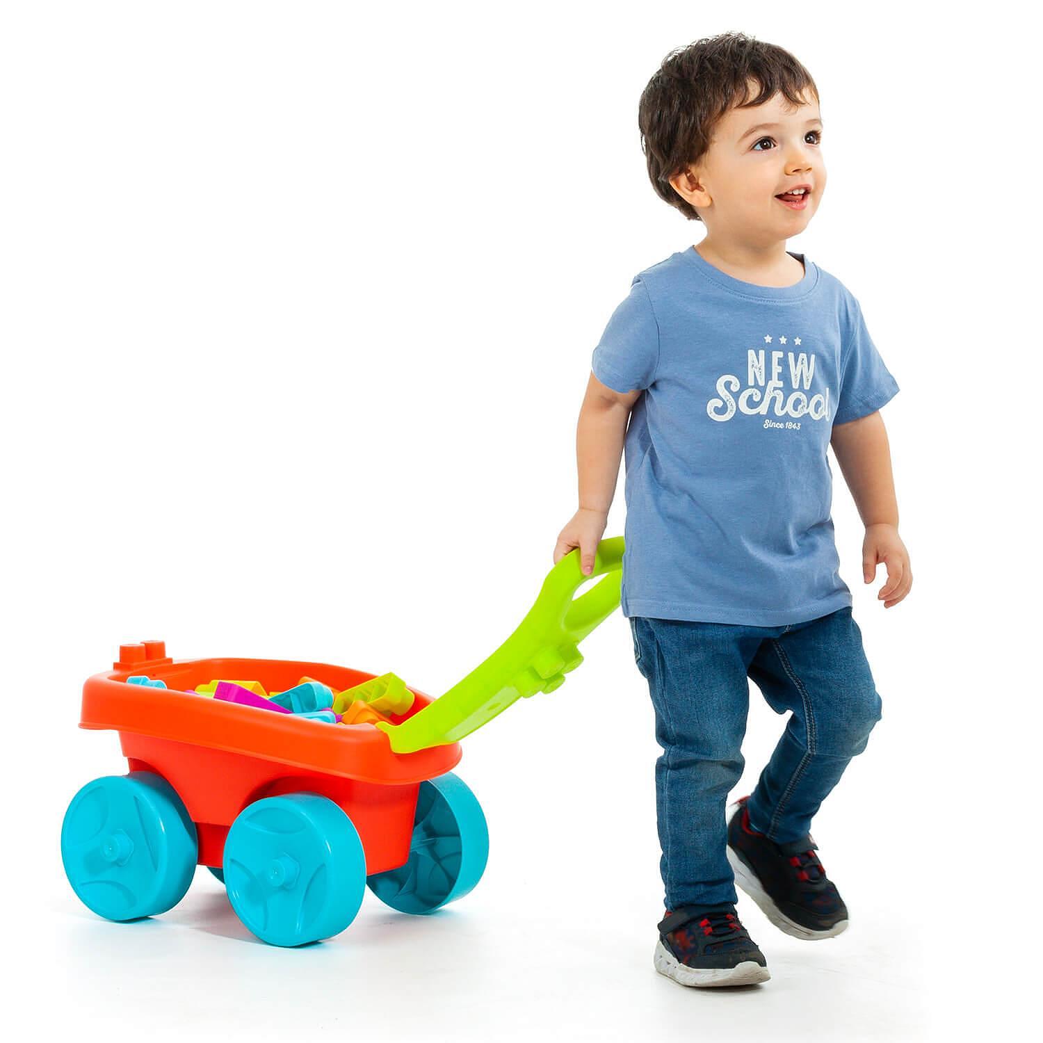 Конструктор Wagon Blocks Red 20 Части 23460 Molto