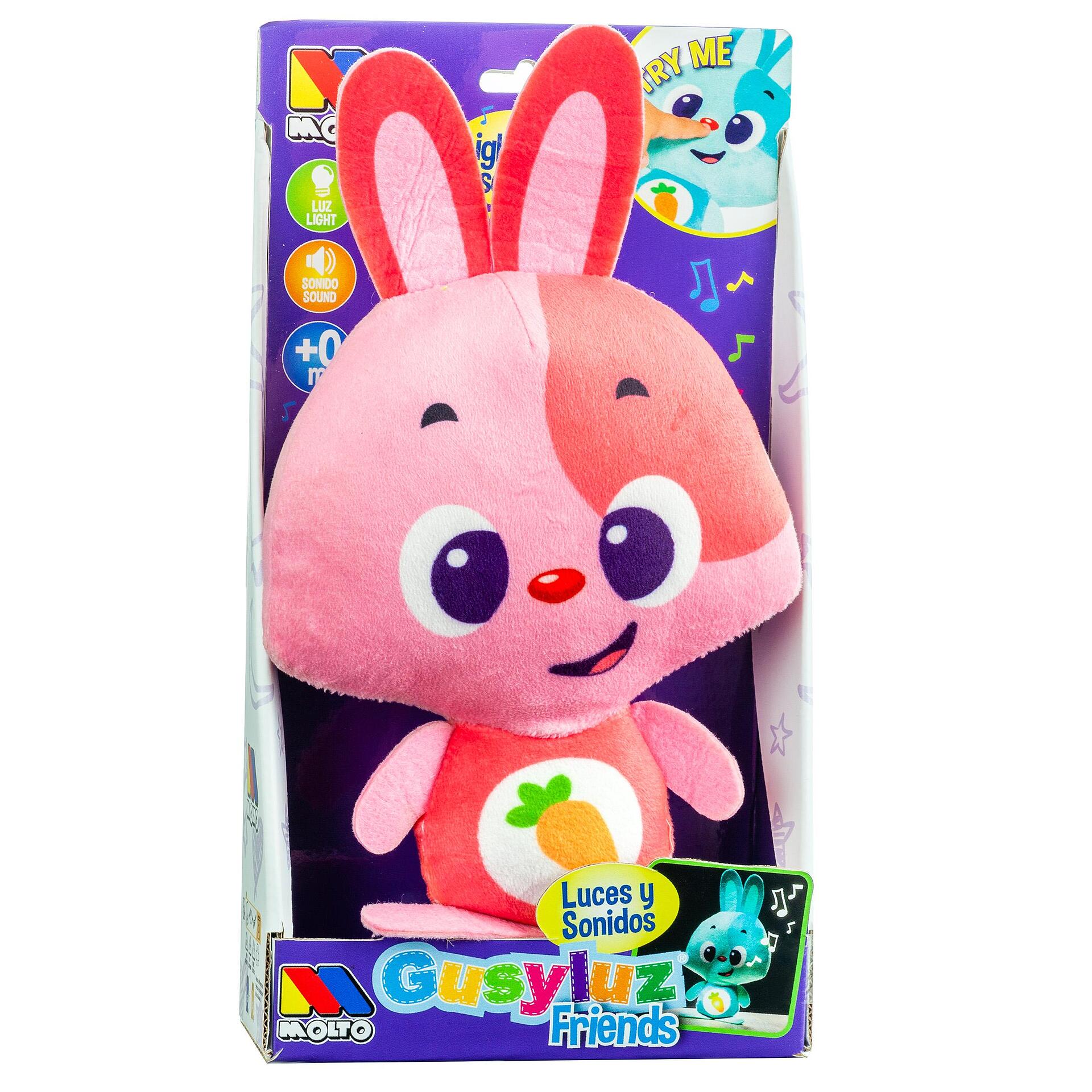 Molto Baby Gusy Luz Pink világító zenélő játék 24535