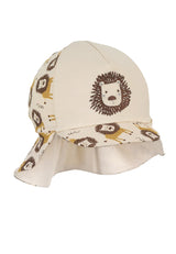 Детска Шапка С Платка На Врата И Принт На Лъв , Uv50+, 49 См. 12 18 М. Sterntaler