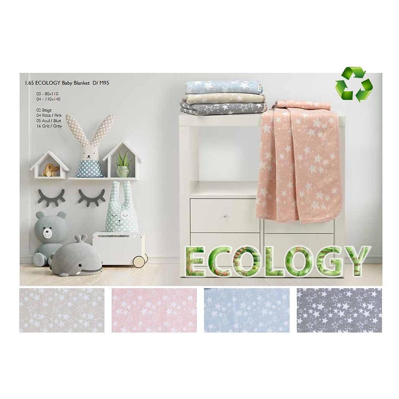 Бебешко Одеяло Ecology M95 80x110 См. Blue Mora