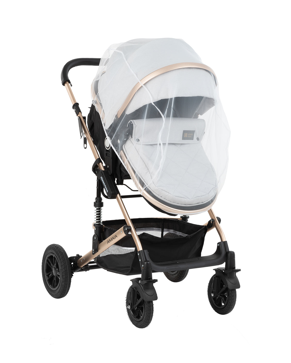 Комарник За Количка Бял --- BebeMama