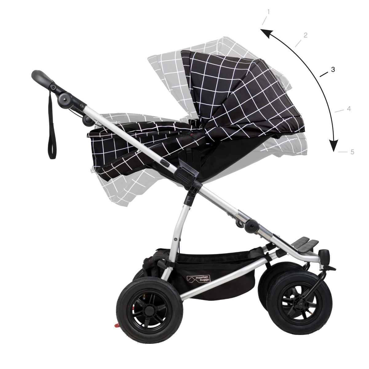 Кош За Новородено Plus За Количка Duet V3.2, Grid Mountain Buggy