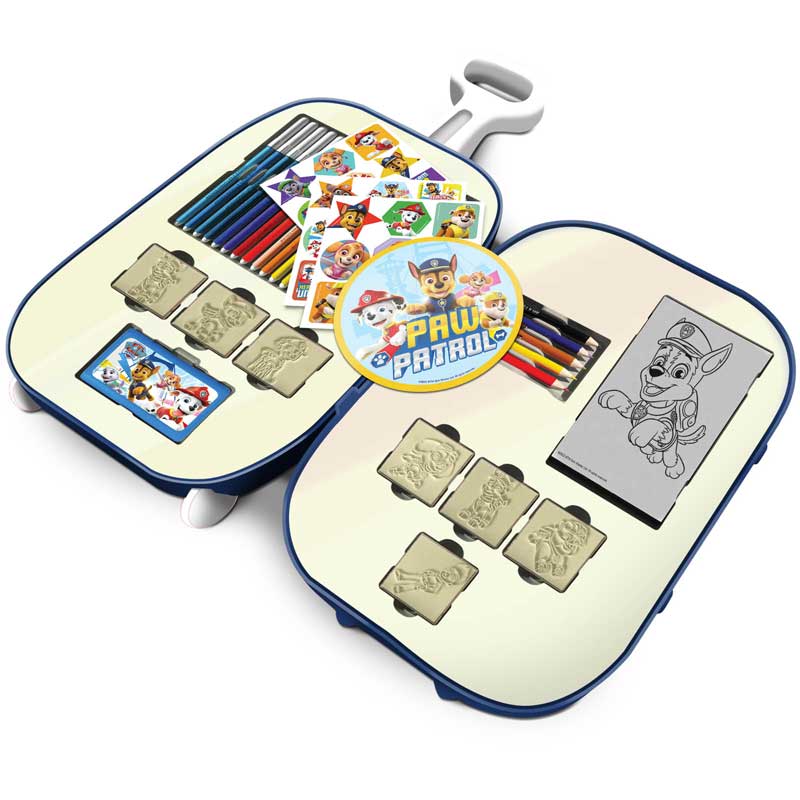 Детски Комплект За Рисуване Paw Patrol В Куфарче На Колелца С Аксесоари Multiprint