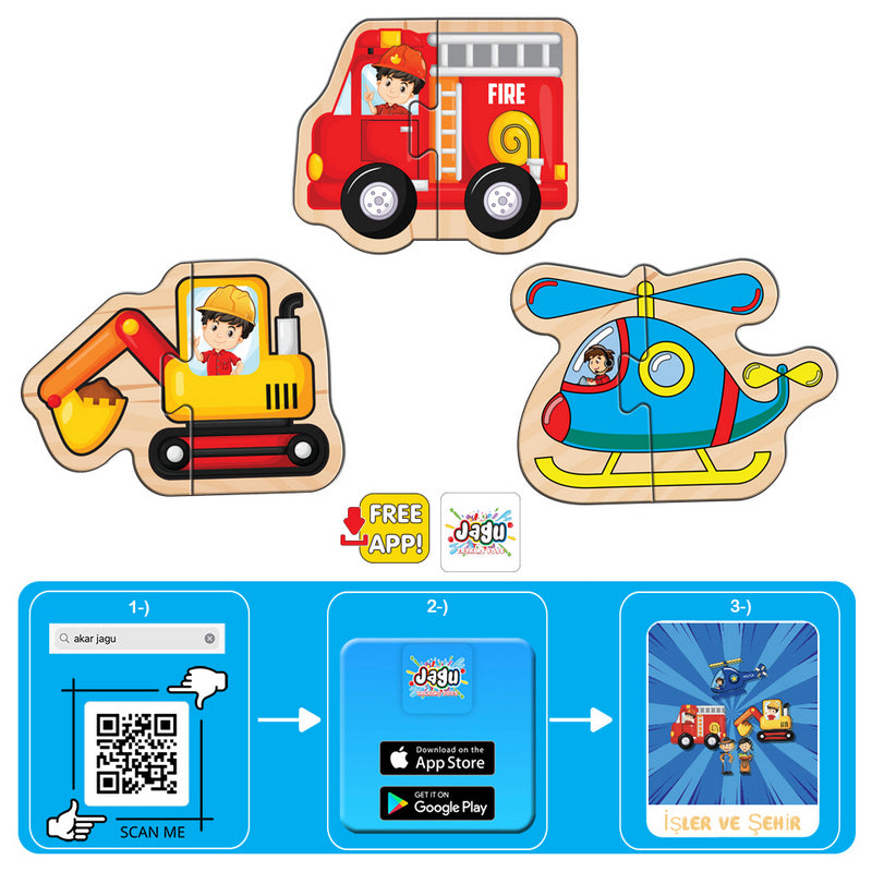 Говорещи И Разказващи На Български Пъзели Животните За Най Малките С Размери 12Х10 Общо 26 Ел. 13 Животни По 2 Ел. С Добавена Реалност 20Х17Х4 На 16 Езика От Еva Пяна