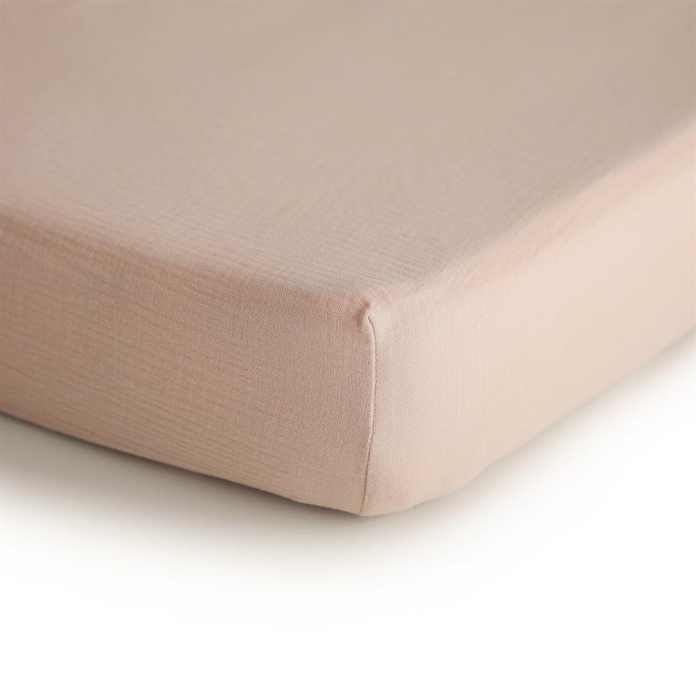 Бебешки Муселинов Чаршаф 40х100 См. Crib Sheet Small Blush Mushie
