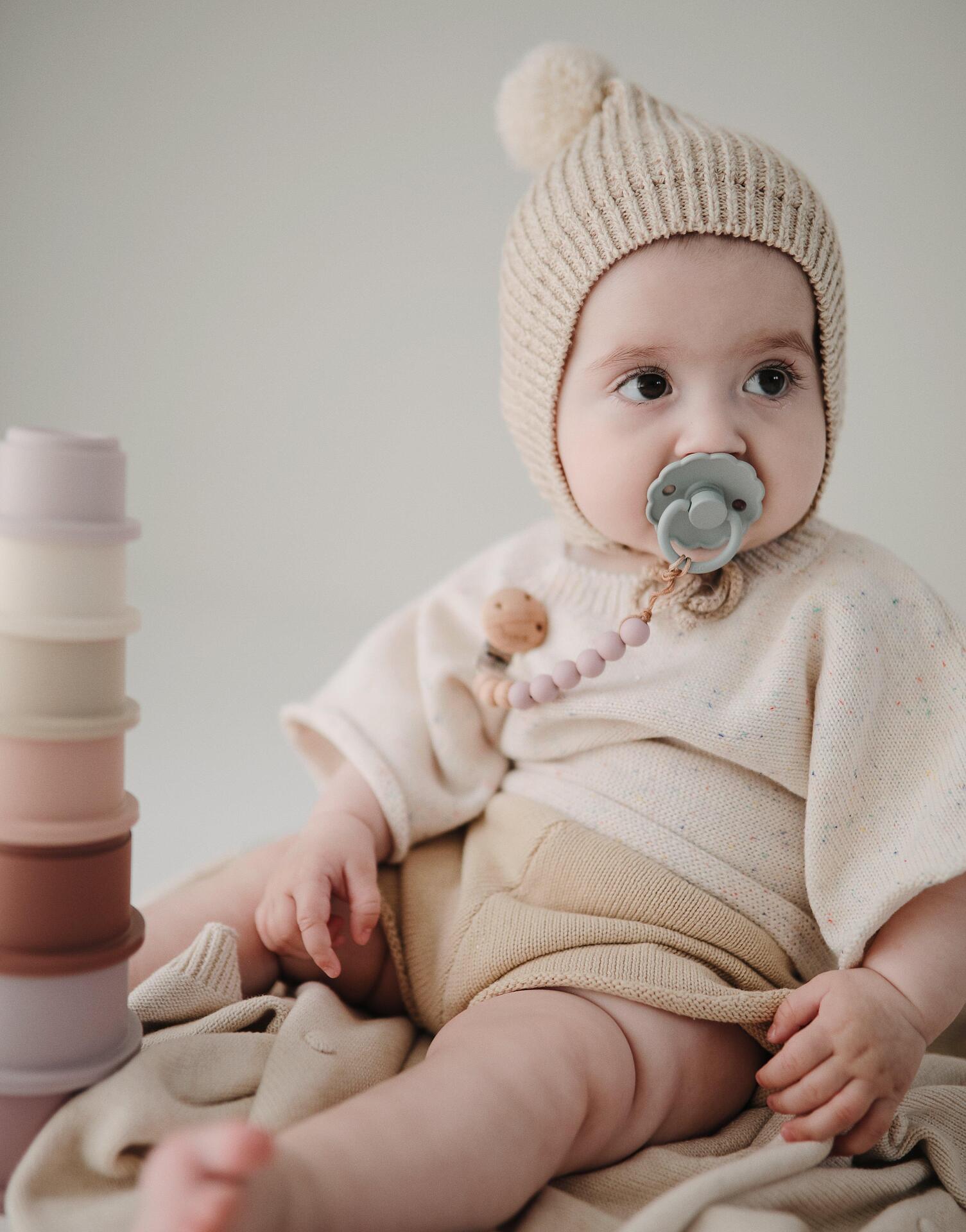 Клипс За Залъгалка Eva Cadet Blue Mushie