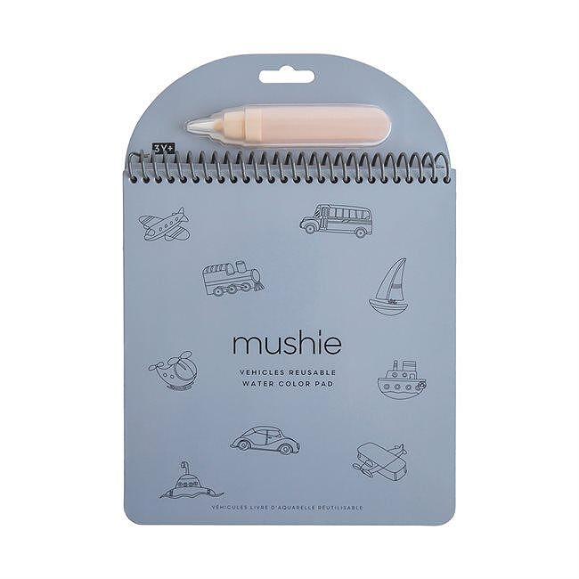 Книжка За Оцветяване С Вода Vehicles Mushie