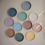 Силиконова Чиния С Вакуум Classic Cambridge Blue Mushie