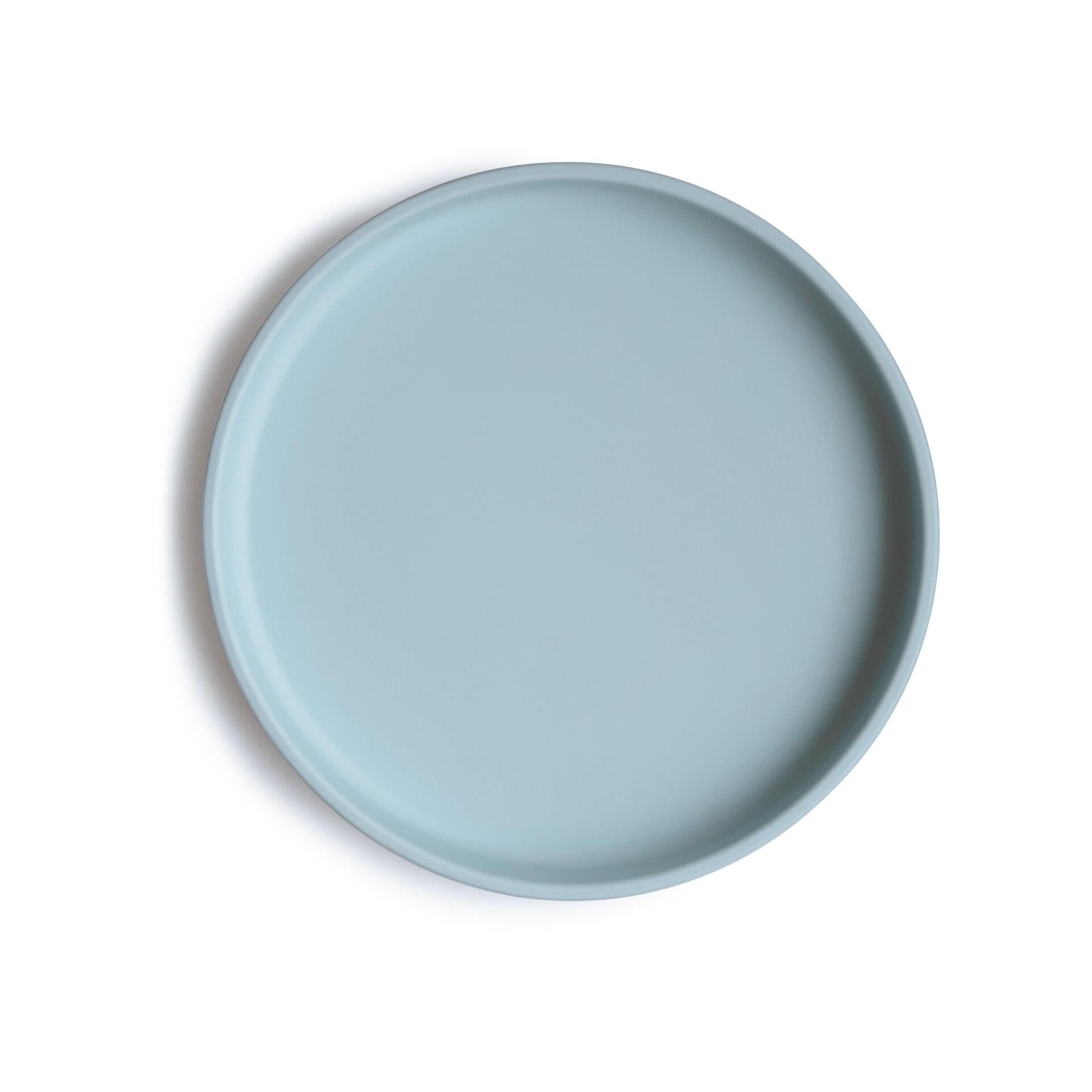 Силиконова Чиния С Вакуум Classic Powder Blue Mushie