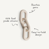 Силиконова Гризалка Links Shifting Sand Mushie