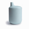 Силиконова Неразливаща Се Чаша 175 Мл. Powder Blue Mushie