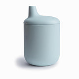 Силиконова Неразливаща Се Чаша 175 Мл. Powder Blue Mushie