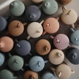 Силиконова Тренировъчна Чаша + Сламка 175 Мл. Pale Daffodil Mushie