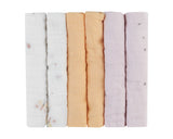 Комплект 6 Бр Муселинови Кърпички 30Х30 См Hedge-Hugs --- BebeMama