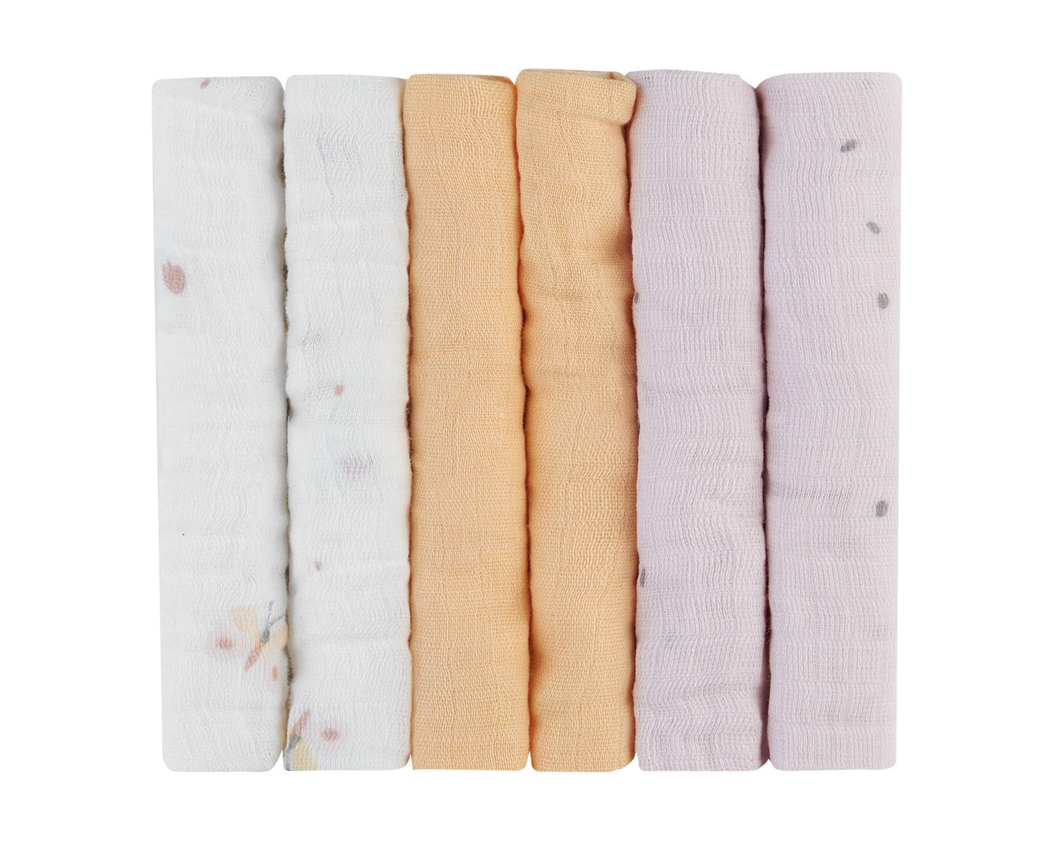 Комплект 6 Бр Муселинови Кърпички 30Х30 См Hedge-Hugs - Пелени - Kikkaboo - BebeMama