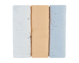 Комплект 3 Бр Муселинови Пелени 75Х75 См Stripy Friends --- BebeMama