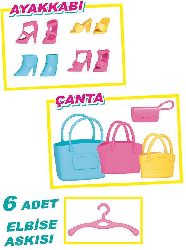 Гардероба На Линда За Размер Кукли Тип Барби 32Х28Х8