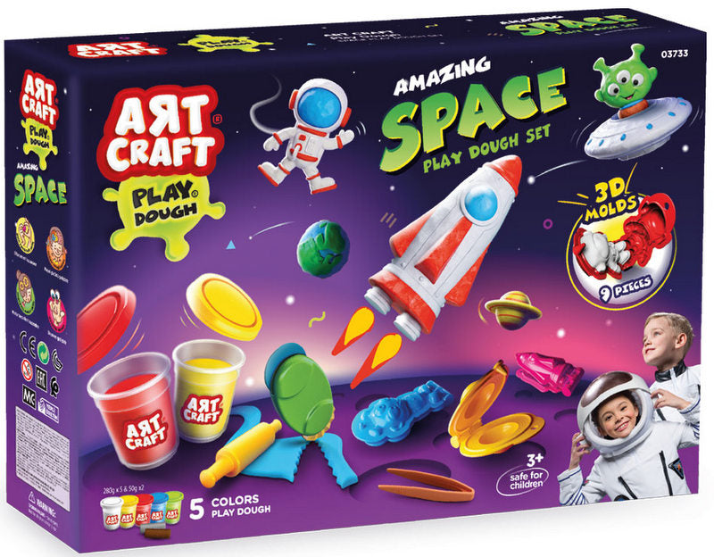 K-T Amazing Cosmos cu plastilină de 324 gr, 6 culori, 37 x 26 x 8 inch