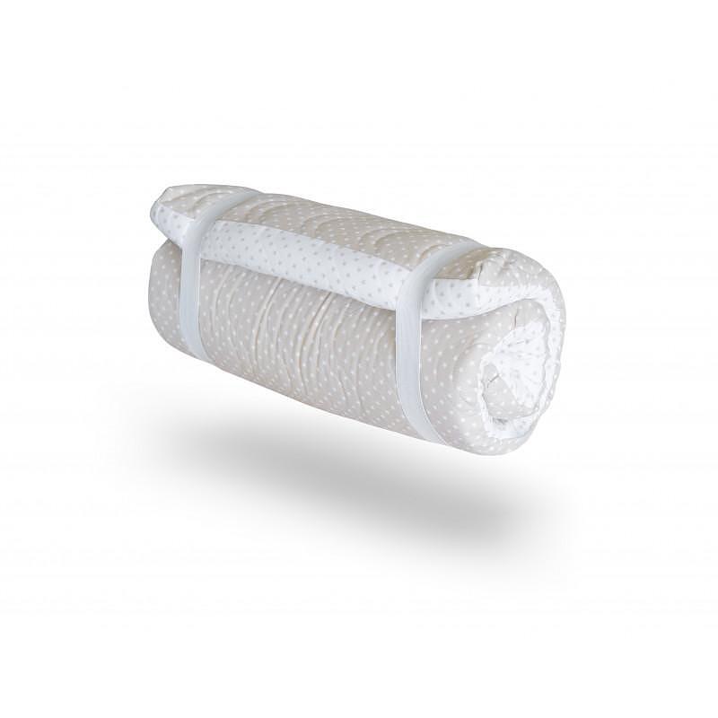 Бебешки Топ Матрак За Сгъваема Кошара Travel Сиви Звезди My Baby Mattress