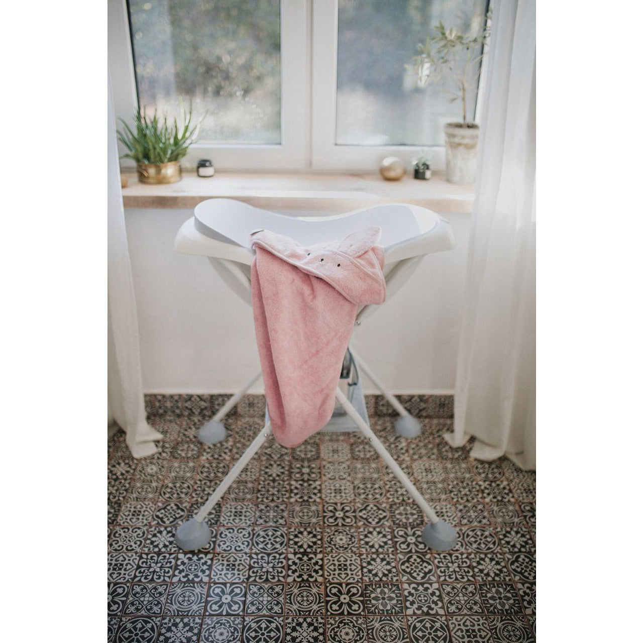 Бебешка Хавлия С Бамбук 85 X 85 См Powder Pink Rabbit My Memi