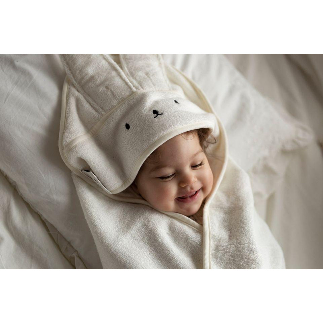 Бебешка Хавлия С Бамбук 85 X 85 См Powder Pink Rabbit My Memi