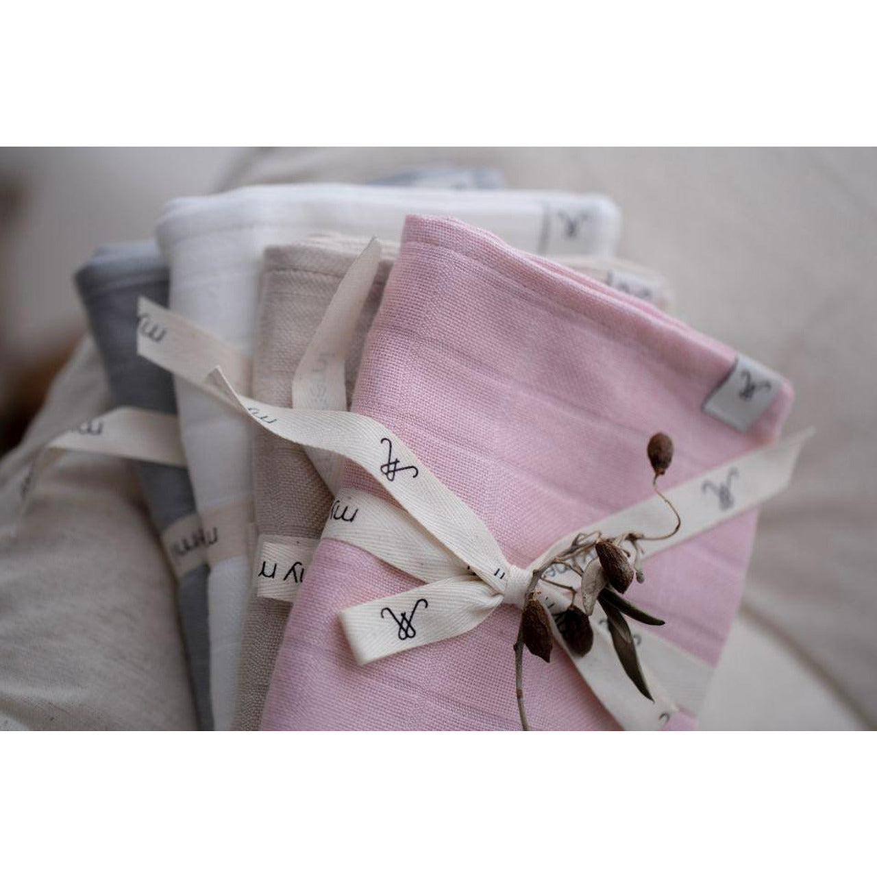 Бебешка Муселинова Пелена С Бамбук 65 65 См. Light Grey My Memi