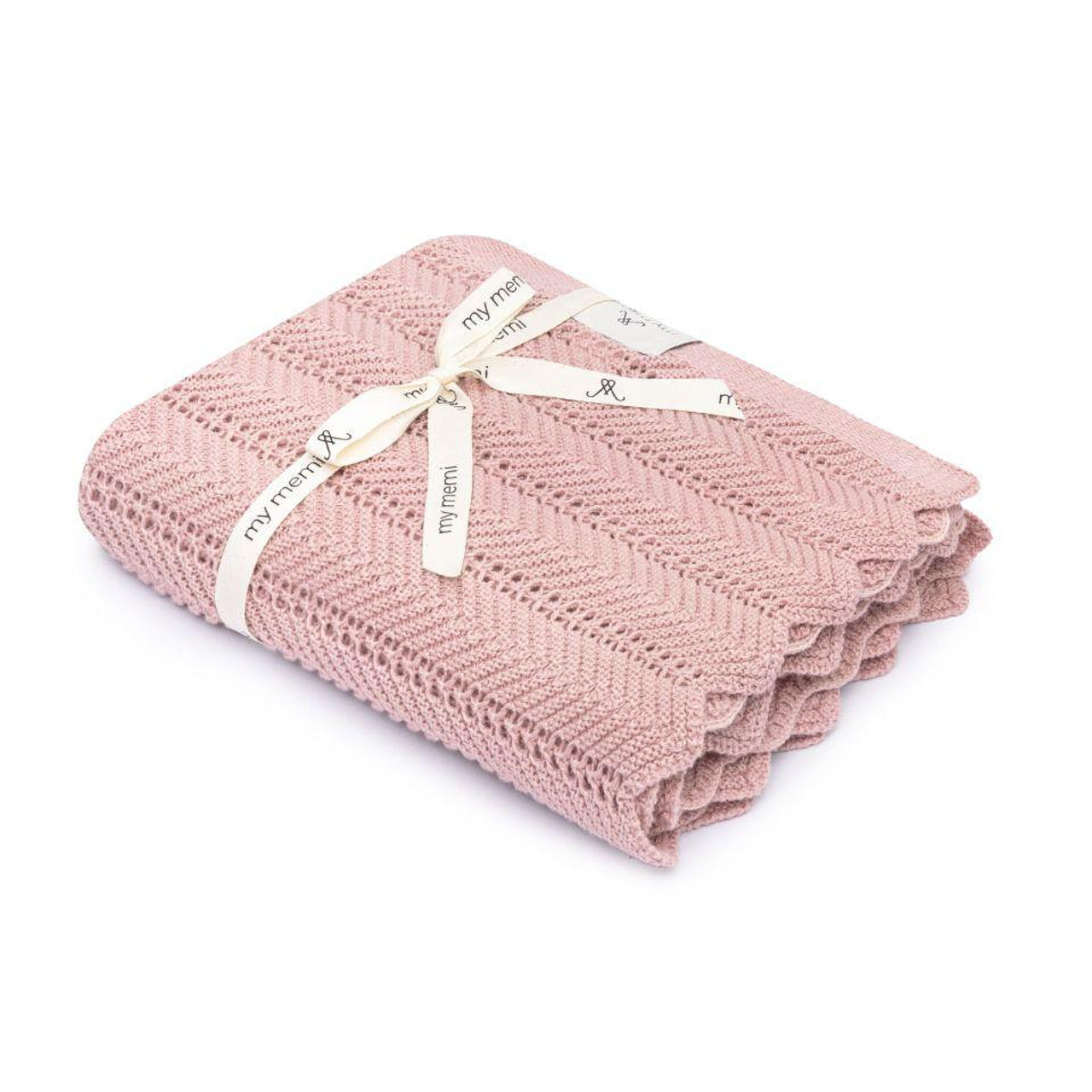 Бебешко Бамбуково Одеяло 80 100 См. Feather Powder Pink My Memi