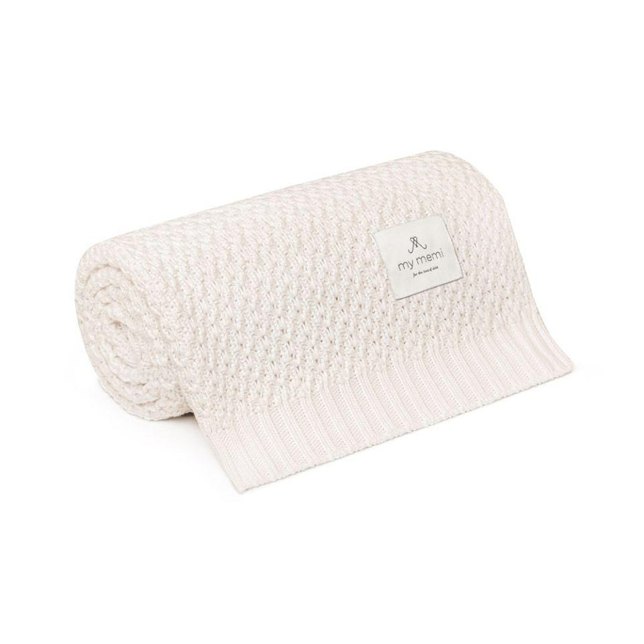 Бебешко Бамбуково Одеяло Chain 80 X 100 См Cream My Memi