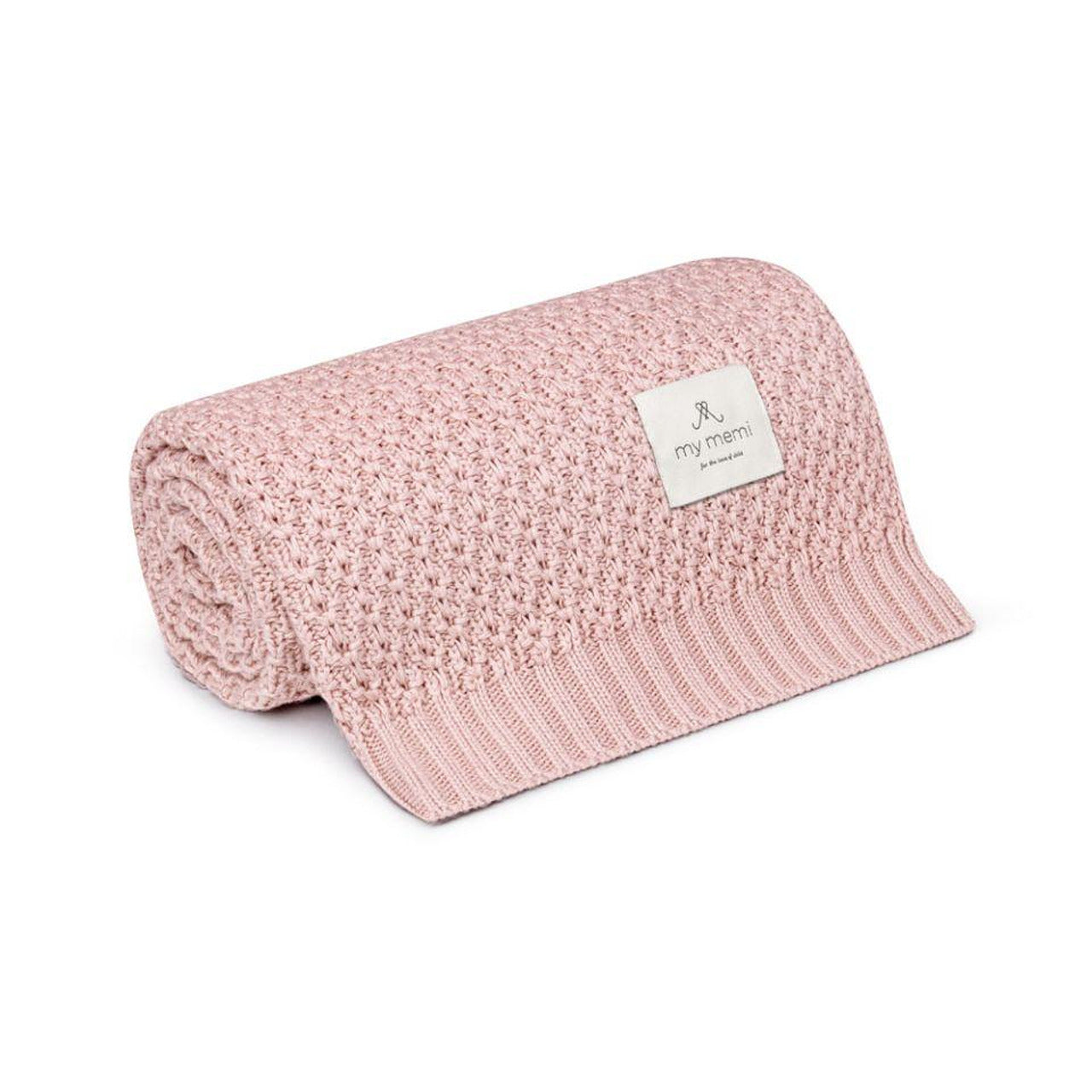 Бебешко Бамбуково Одеяло Chain 80 X 100 См Powder Pink My Memi