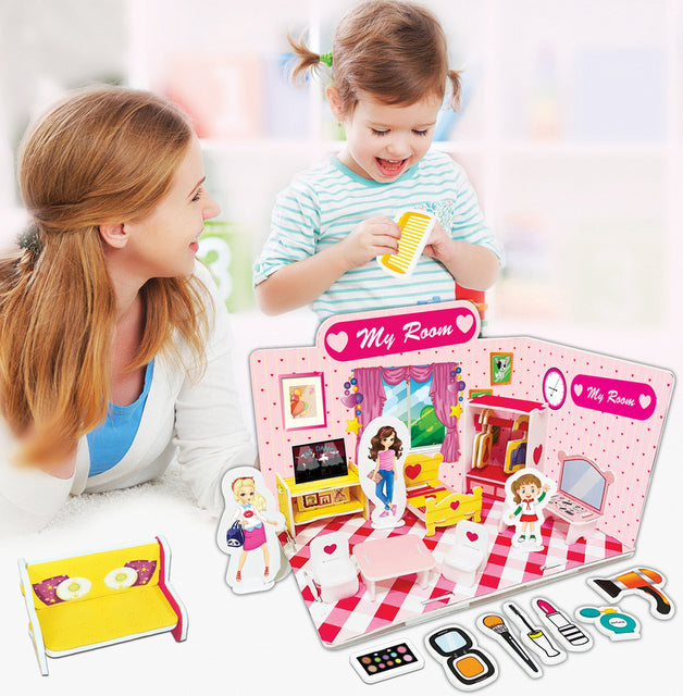 Пъзел 3Д Моята Стая59 Ел. 26Х18Х18 Опаковка 28Х21Х4