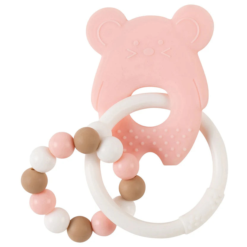 Бебешка Гризалка Mouse Pink Nattou