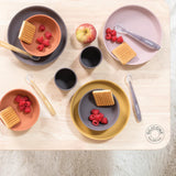 Комплект За Хранене 4 Части Pink Eggplant Nattou