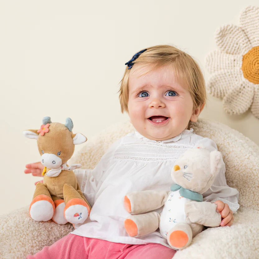 Плюшена Играчка Mini Cuddly Cow Mila Nattou