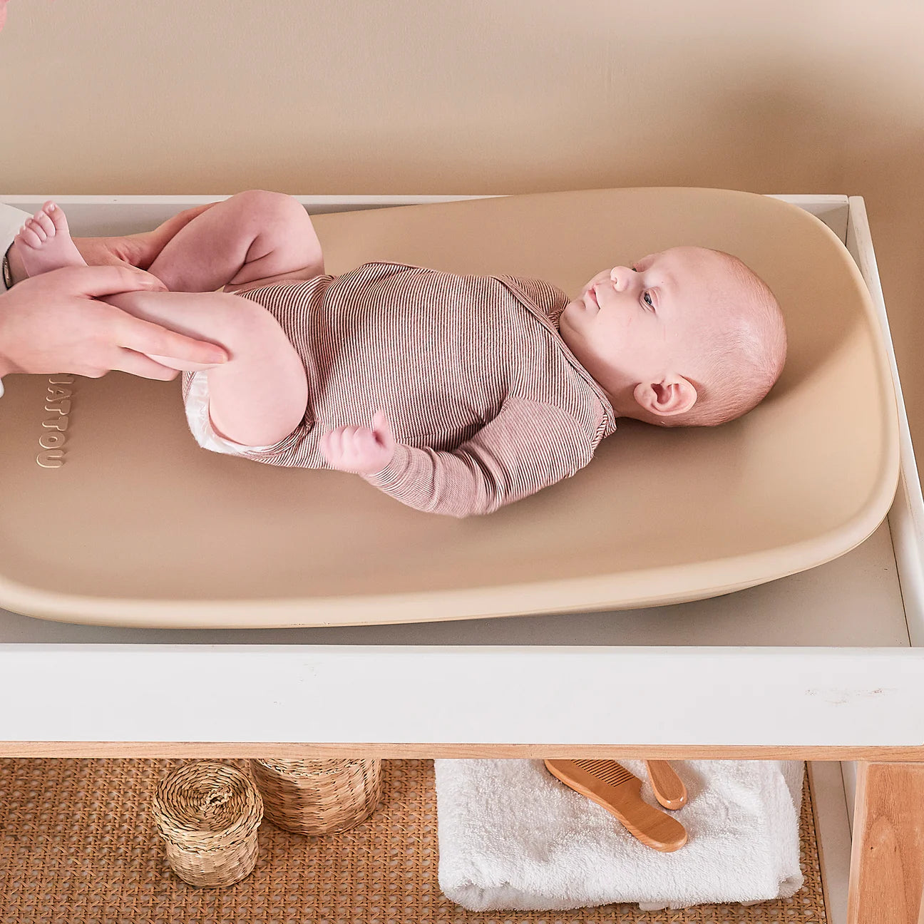 Подложка За Повиване Softy 70x50 См. Beige Nattou