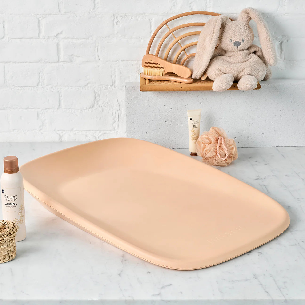 Подложка За Повиване Softy 70x50 См. Peach Nattou