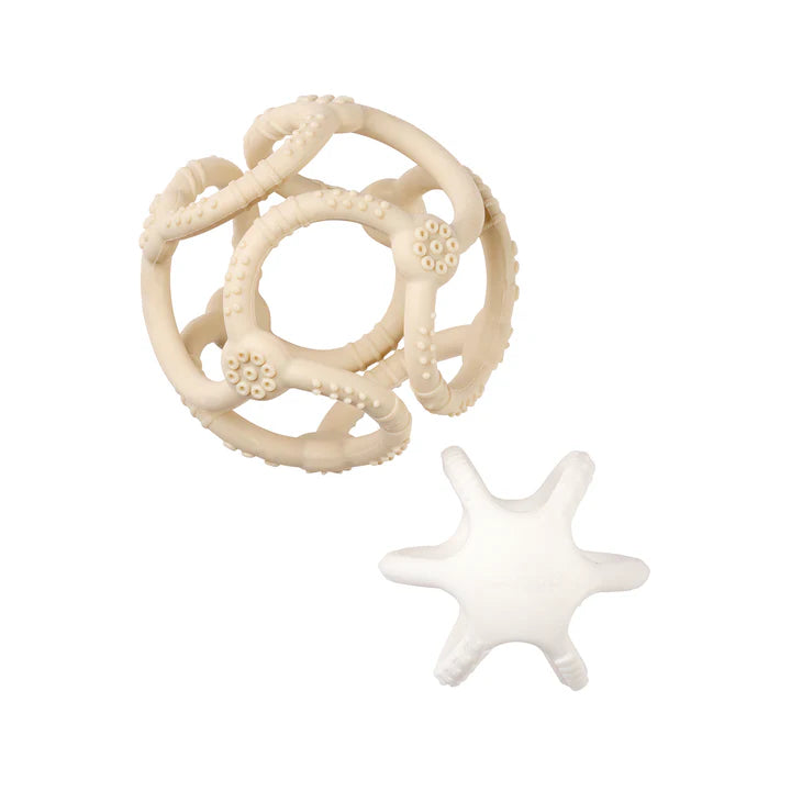 Силиконови Топки За Гризане Clay And White Nattou