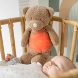 Успокояваща Плюшена Играчка Night Light Bear Teddy Brown Nattou